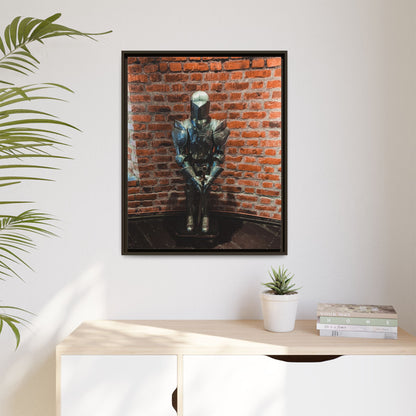 Steel Armour Medieval Age Lithuania Matte Canvas, Framed (Multi-color)