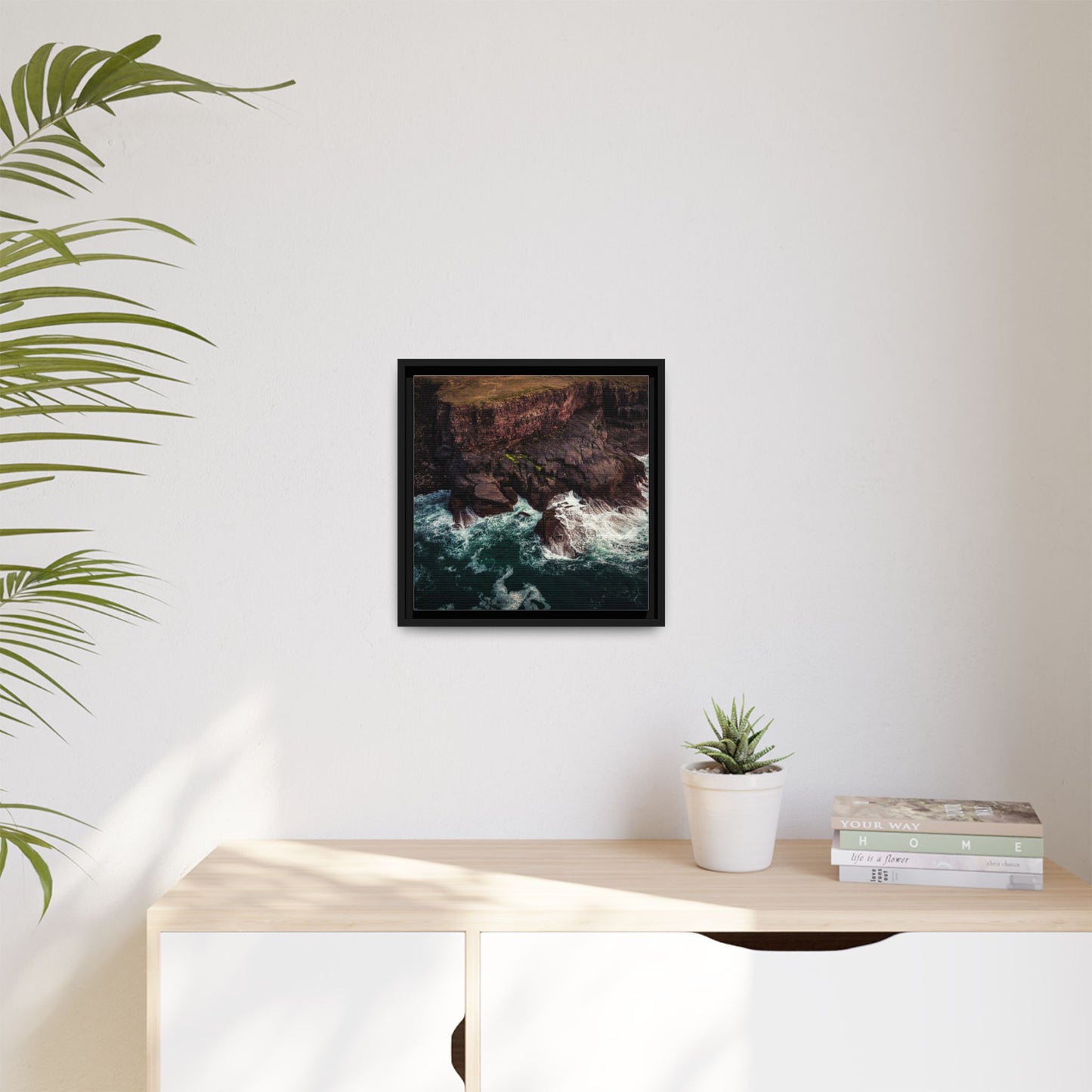 Kerry Head Matte Canvas, Framed (Multi-color)