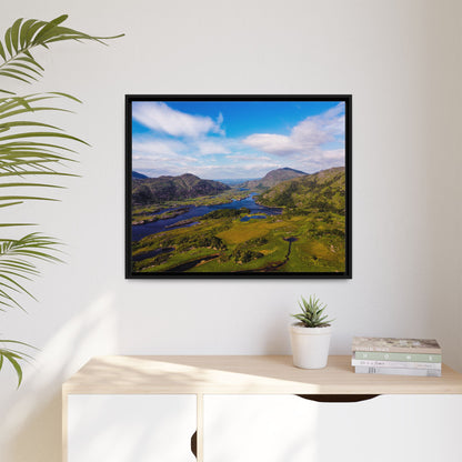 Ladies View Killarney Matte Canvas, Framed (Multi-color)