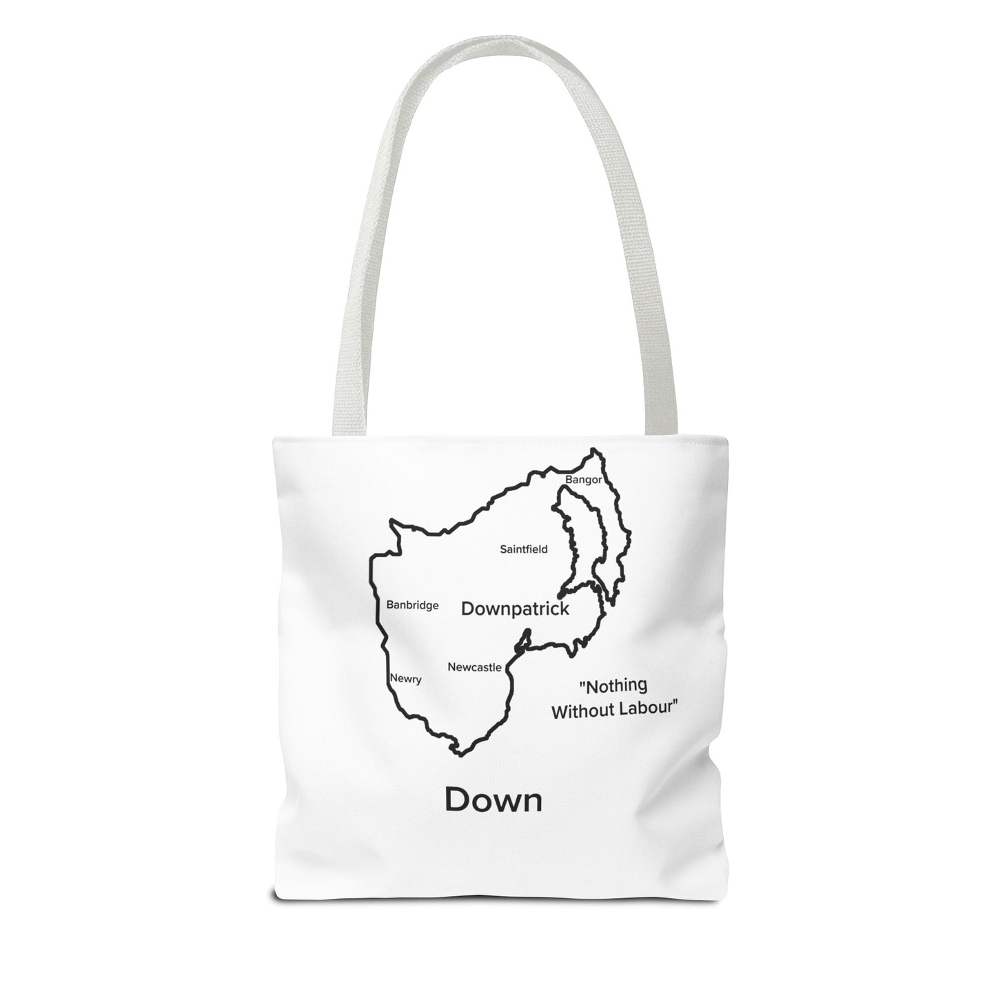 Down Tote Bag White Edition