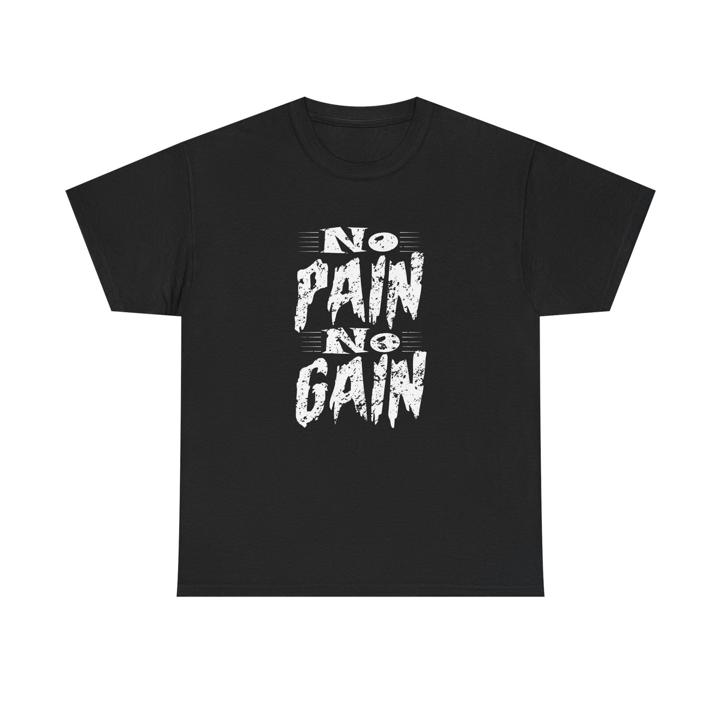 No Pain No Gain Unisex Heavy Cotton Tee - Motivational Workout Shirt