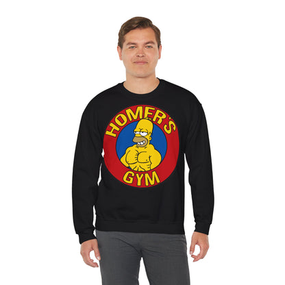 Homer's Gym Unisex Heavy Blend™ Crewneck Sweatshirt - Fun & Comfy Workout Apparel