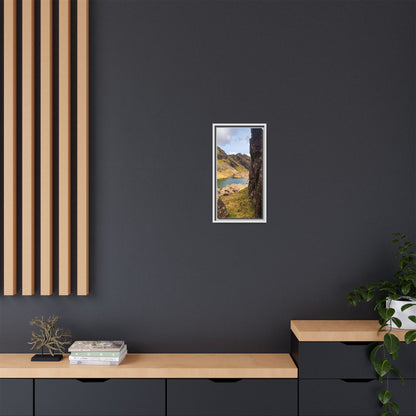 Mount Brandon Valley Matte Canvas, Framed (Multi-color)