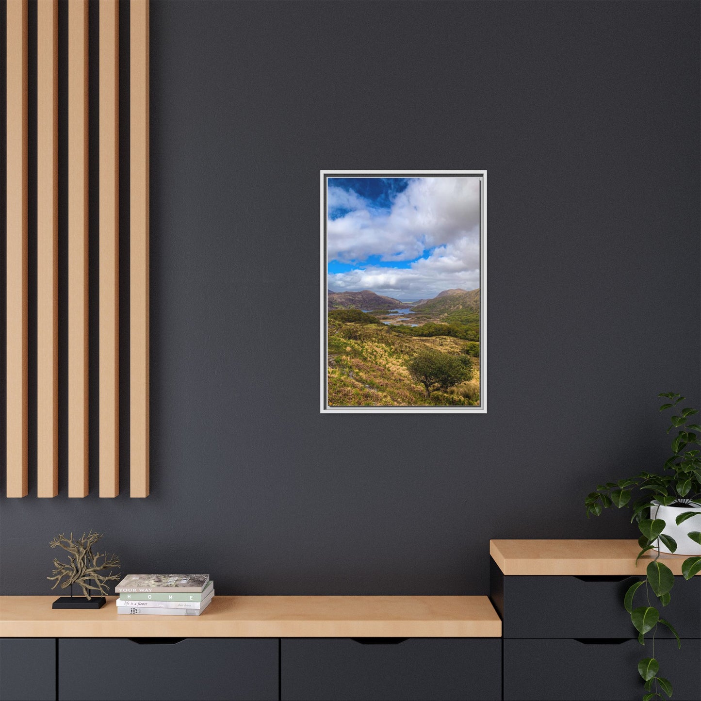 Matte Canvas, Framed (Multi-color)