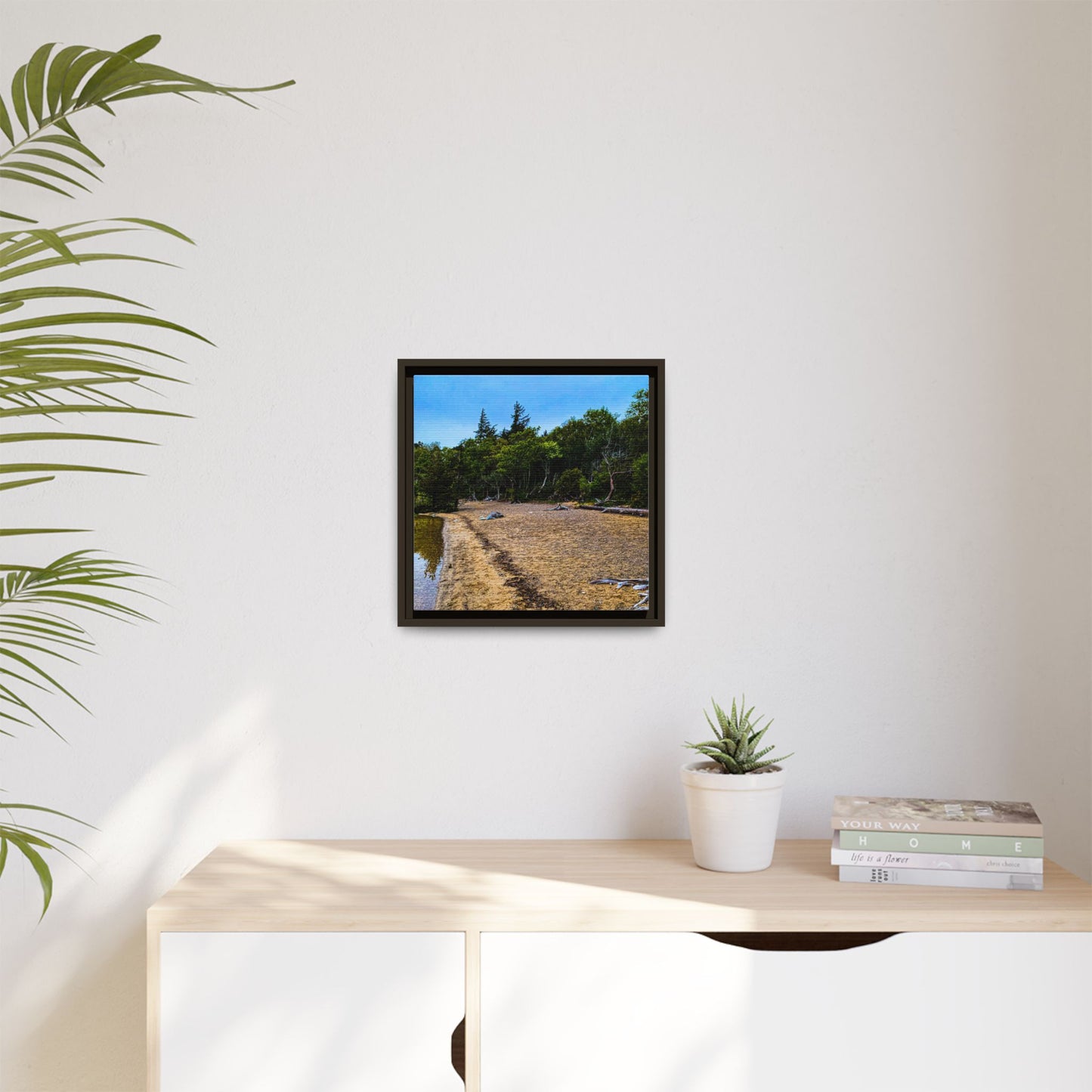 Killarney Beach Matte Canvas, Framed (Multi-color)