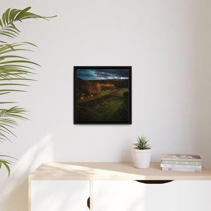 Listowel Town Park Matte Canvas, Framed (Multi-color)