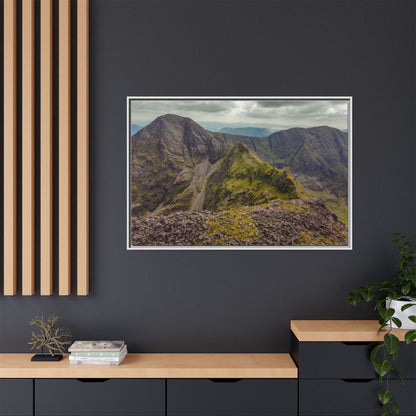 Halfway to Carrauntoohil Matte Canvas, Framed (Multi-color)