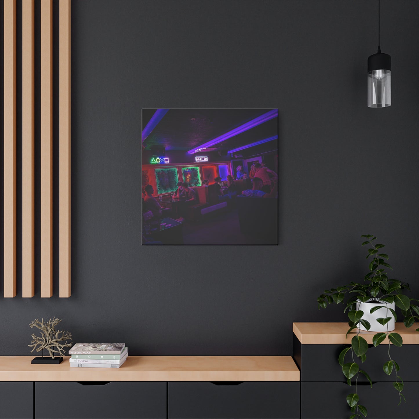 The Mermaids Nite Club Matte Canvas, Stretched, 1.25"