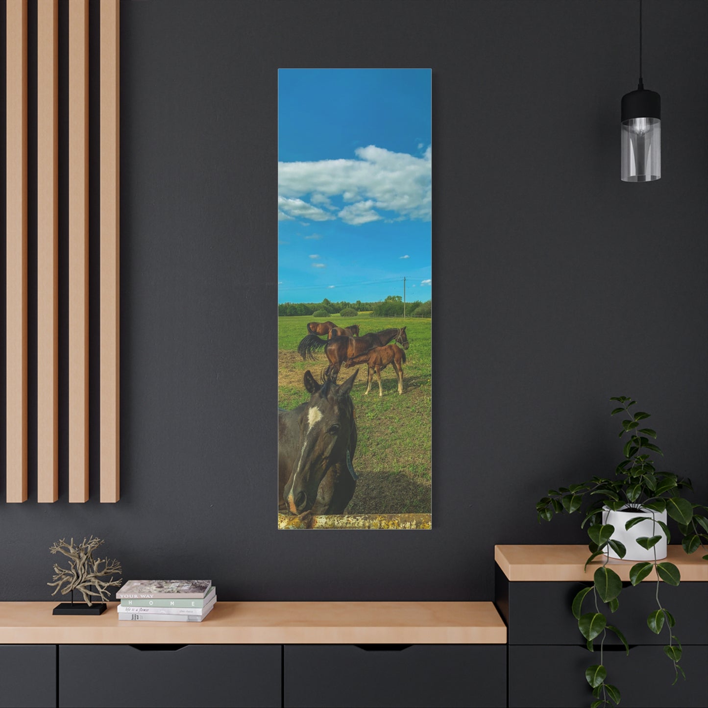 Horse Matte Canvas, Stretched, 1.25"