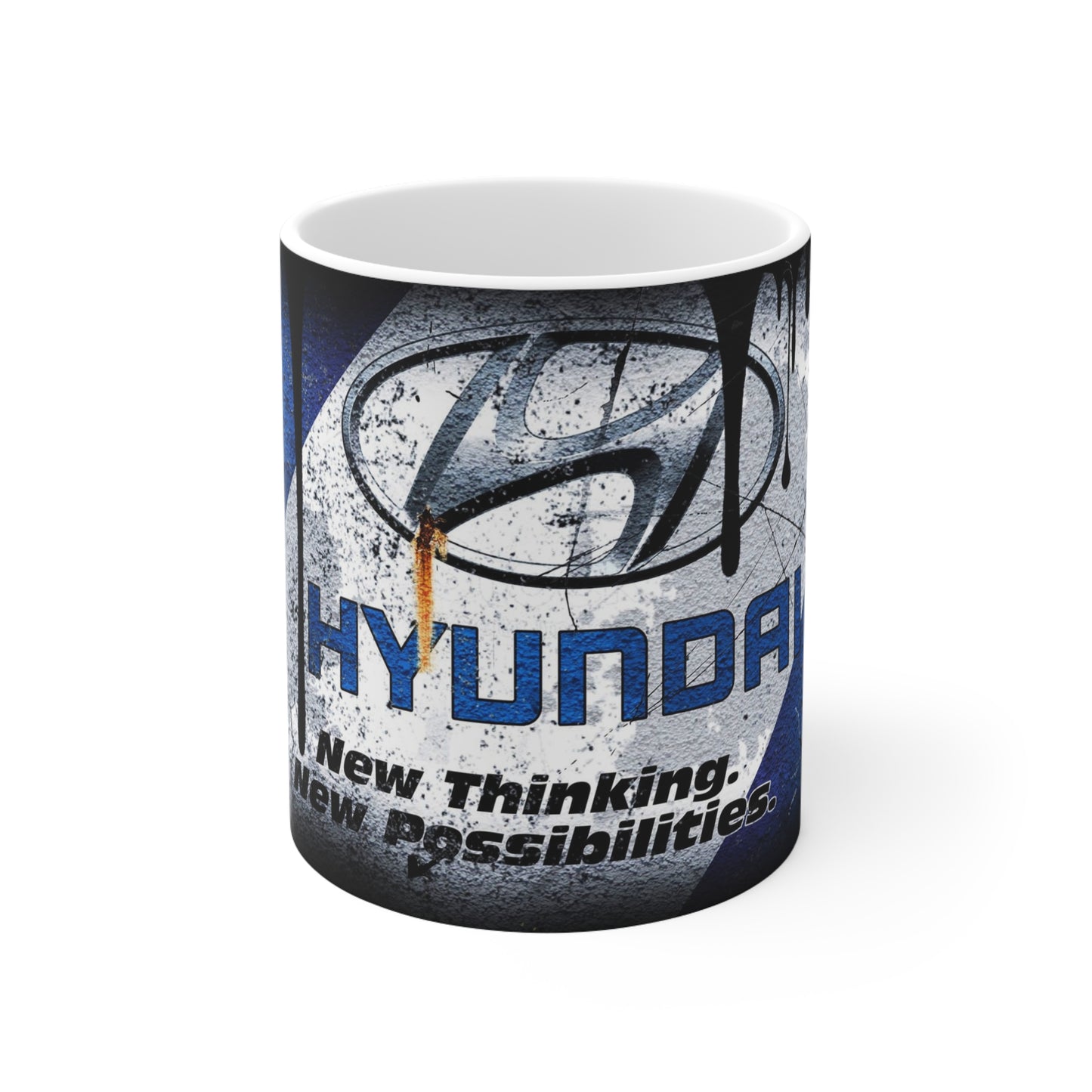 Hyundai Graffiti Coffee Mug - 11oz & 15oz - Urban Vibe for Car Enthusiasts