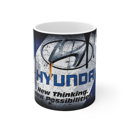 Hyundai Graffiti Coffee Mug - 11oz & 15oz - Urban Vibe for Car Enthusiasts
