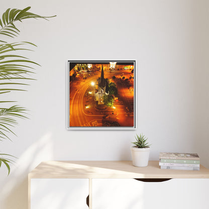 Listowel Church Matte Canvas, Framed (Multi-color)