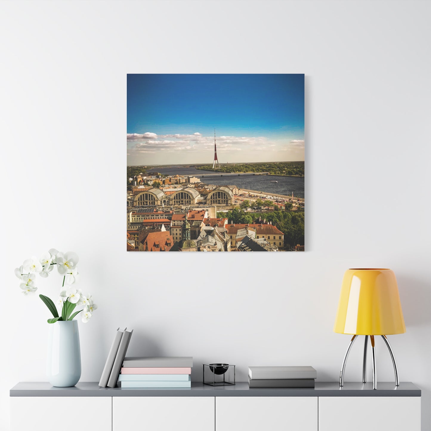 Riga TV Tower Matte Canvas, Stretched, 1.25"