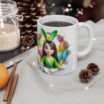 Easter Bunny Ceramic Coffee Cup - Fun 11oz & 15oz Mugs for Holiday Celebrations