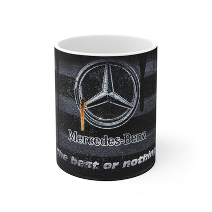 Mercedes-Benz Inspired Ceramic Coffee Mug - 11oz & 15oz - Automotive Enthusiast Gift
