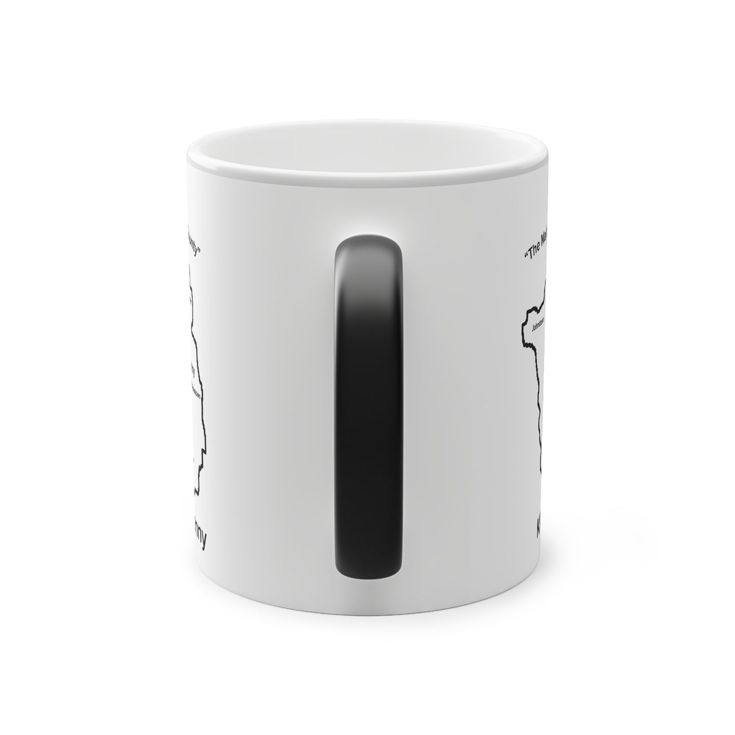 Kilkenny Magic Mug: Color - Changing Coffee Cup with Artistic Map Design