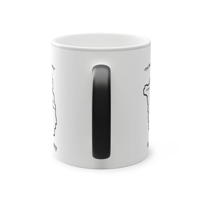 Kilkenny Magic Mug: Color - Changing Coffee Cup with Artistic Map Design