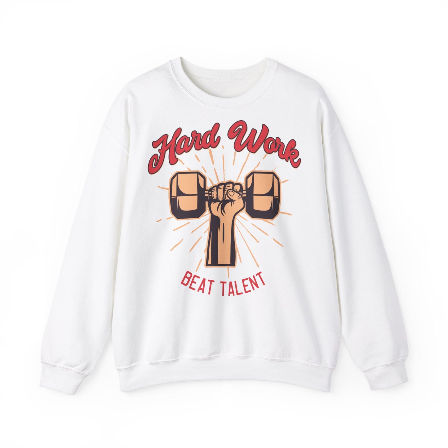 Hard Work Pays Unisex Heavy Blend™ Crewneck Sweatshirt - Fitness Apparel