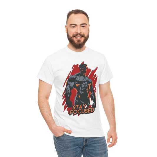 Stay Focused Unisex Heavy Cotton Tee