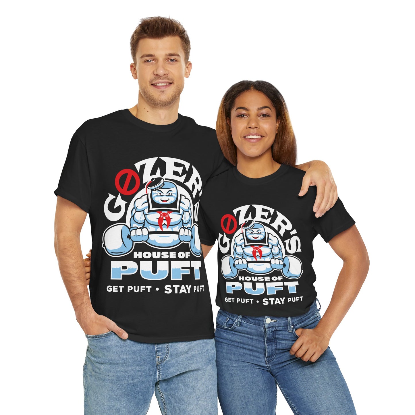Fun Ghostbusters-Inspired Unisex Heavy Cotton Tee - "Gozer's House of Puft"