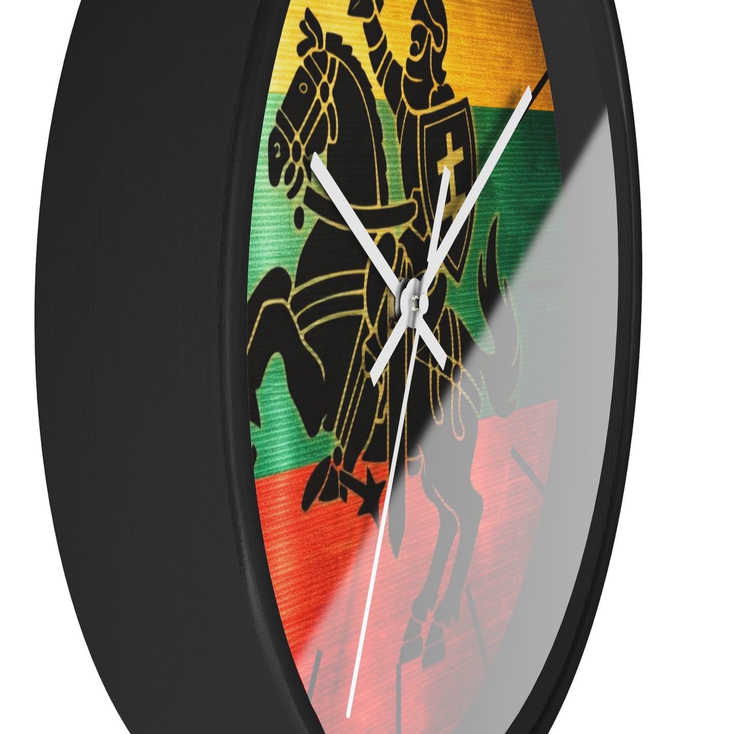 Lithuanian Vytis Wall Clock — Rasta Flag Knight Home Decor