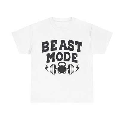 Beast Mode Unisex Heavy Cotton Tee - Workout Fitness Shirt