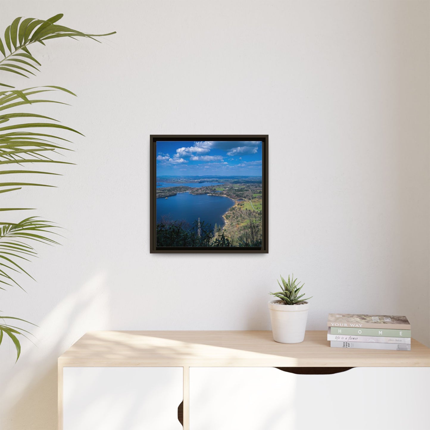 Kuckross Lake Matte Canvas, Framed (Multi-color)