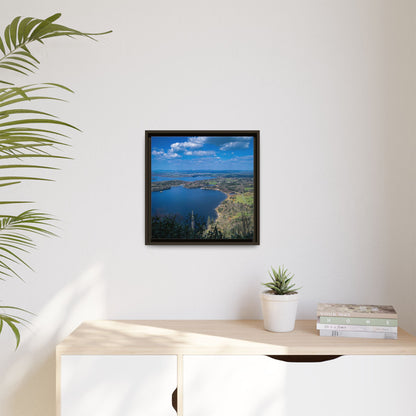 Kuckross Lake Matte Canvas, Framed (Multi-color)
