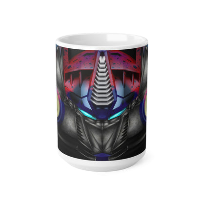 Transformers Ceramic Coffee Mug - 11oz & 15oz, Cool Robot Design