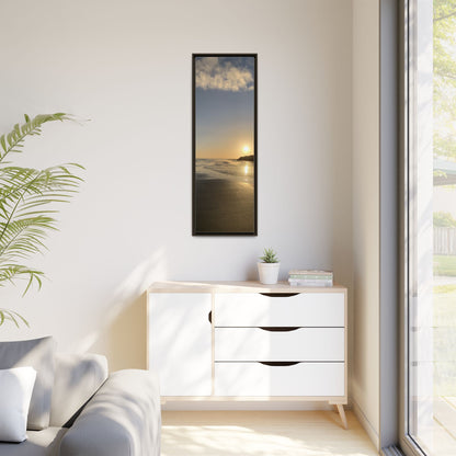 Sunset Matte Canvas, Framed (Multi-color)