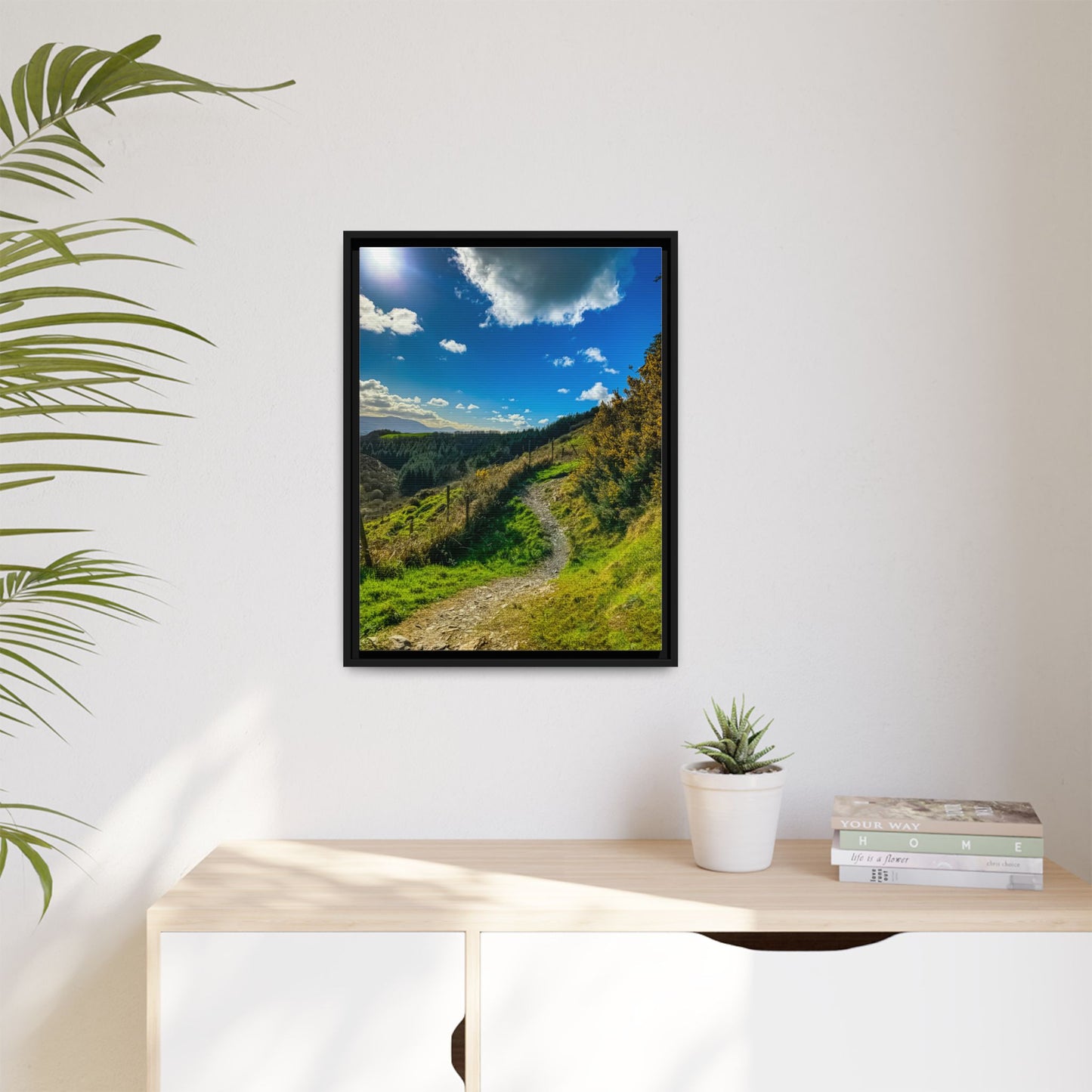 Glanageenty Forest Trail  Matte Canvas, Framed (Multi-color)