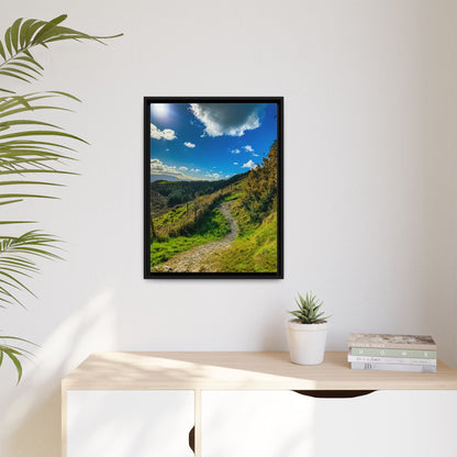 Glanageenty Forest Trail  Matte Canvas, Framed (Multi-color)