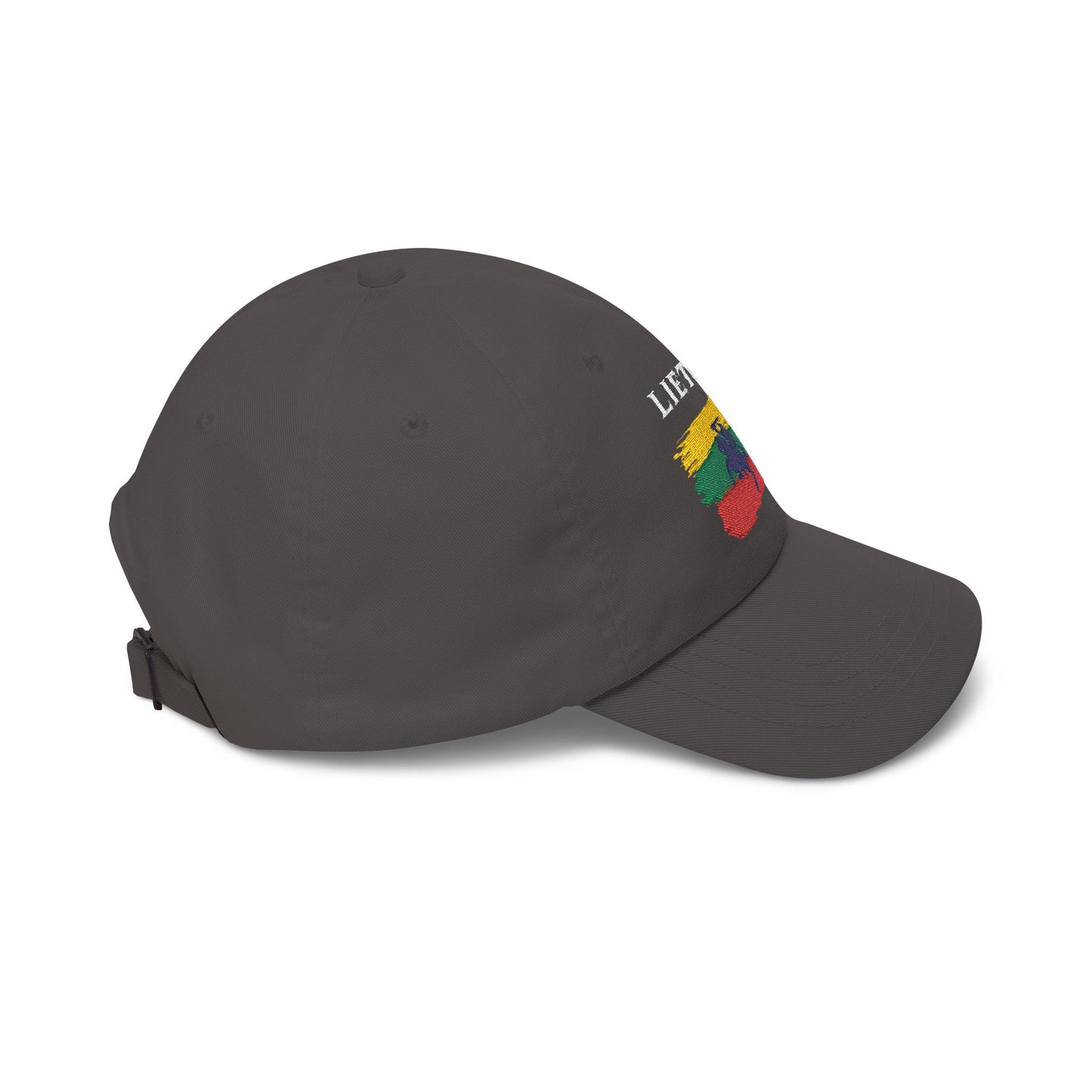 Lietuva Classic Dad Cap Black - Stylish Embroidered Hat for Heritage Pride