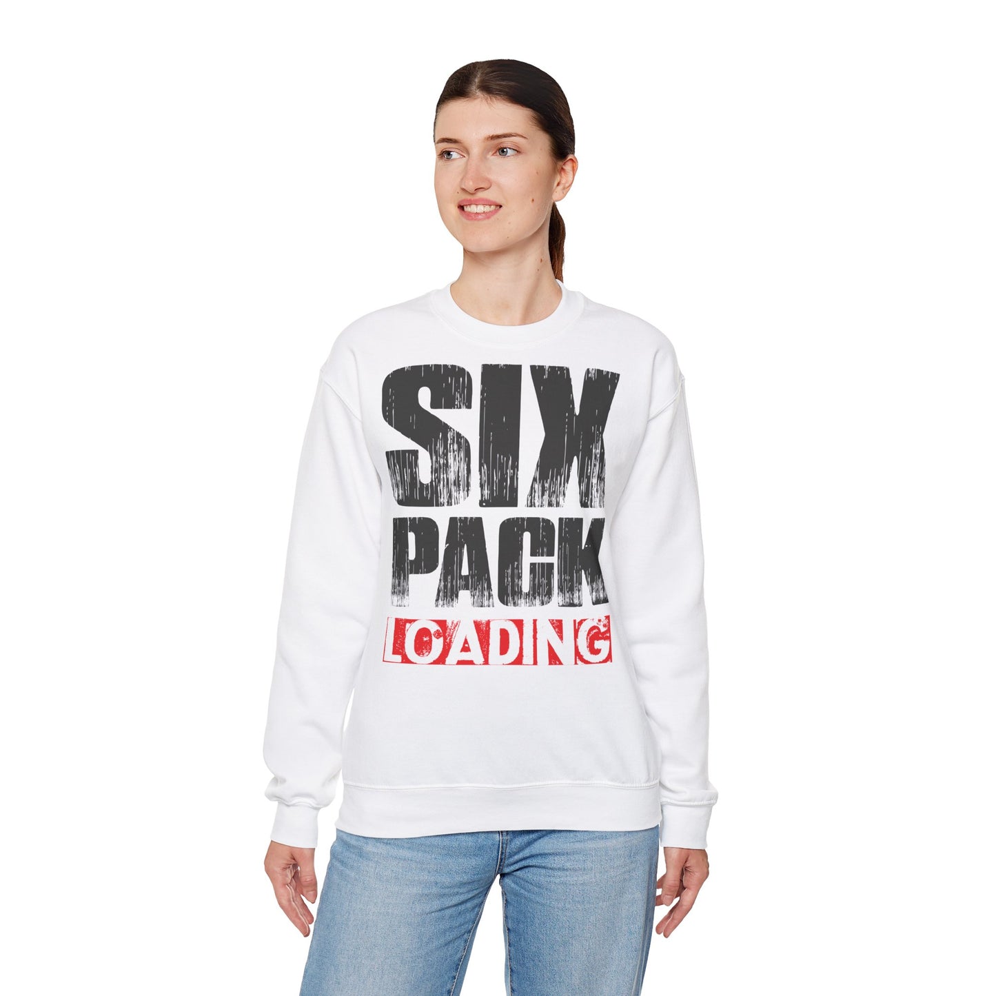 Six Pack Loading Sweatshirt - Unisex Heavy Blend Crewneck