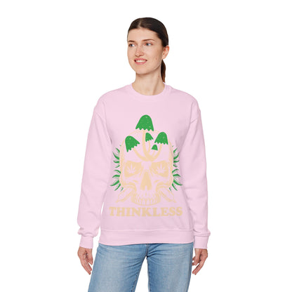 Mushroom Skull 'THINKLESS' Sweatshirt