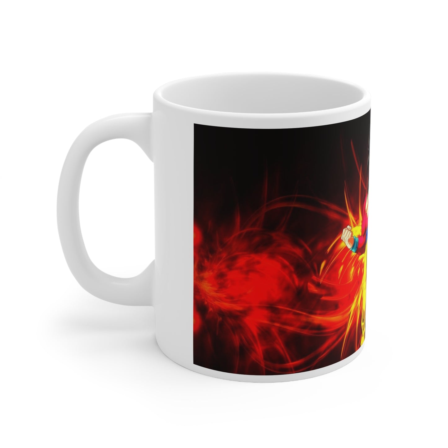 Super Saiyan Ceramic Coffee Mug - 11oz & 15oz - Perfect for Anime Fans