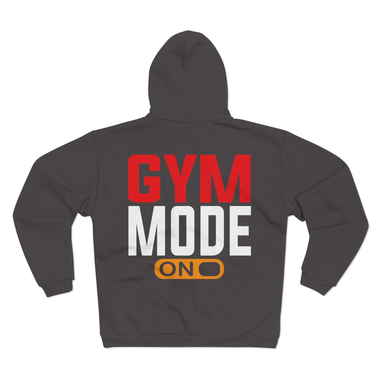 Gym Mode Unisex Hooded Zip Sweatshirt - Perfect for Active Lifestyles