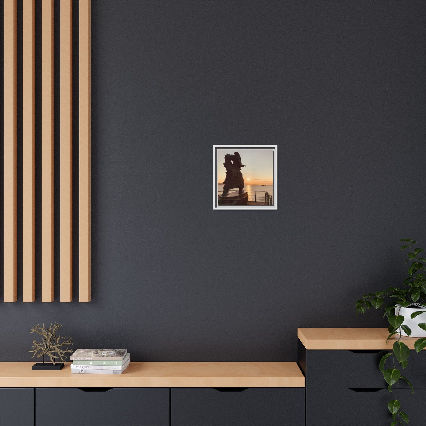 Fenit Matte Canvas, Framed (Multi-color)