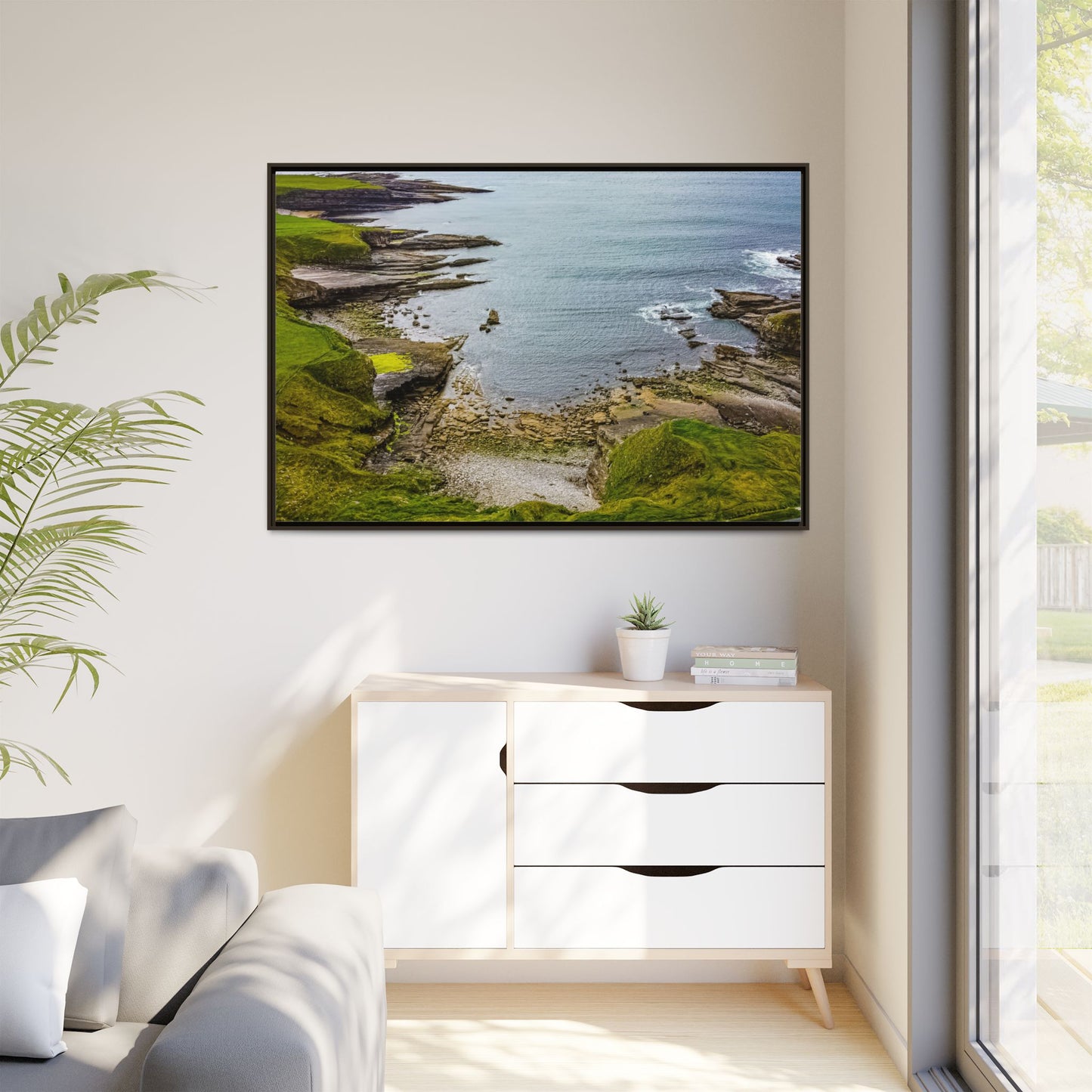 Somewhere in Sligo Matte Canvas, Framed (Multi-color)