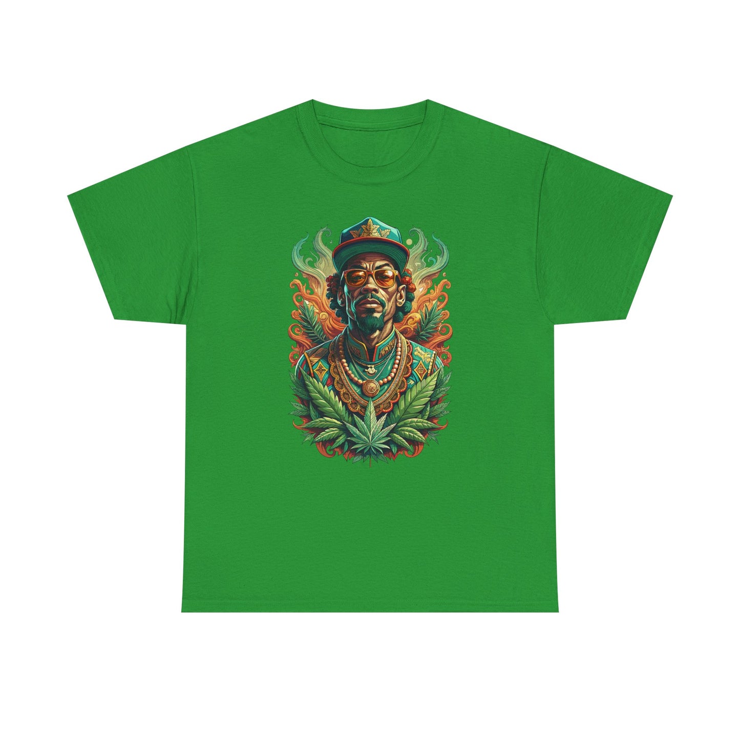 Reggae Lion Tee — Rasta Portrait Graphic T-Shirt