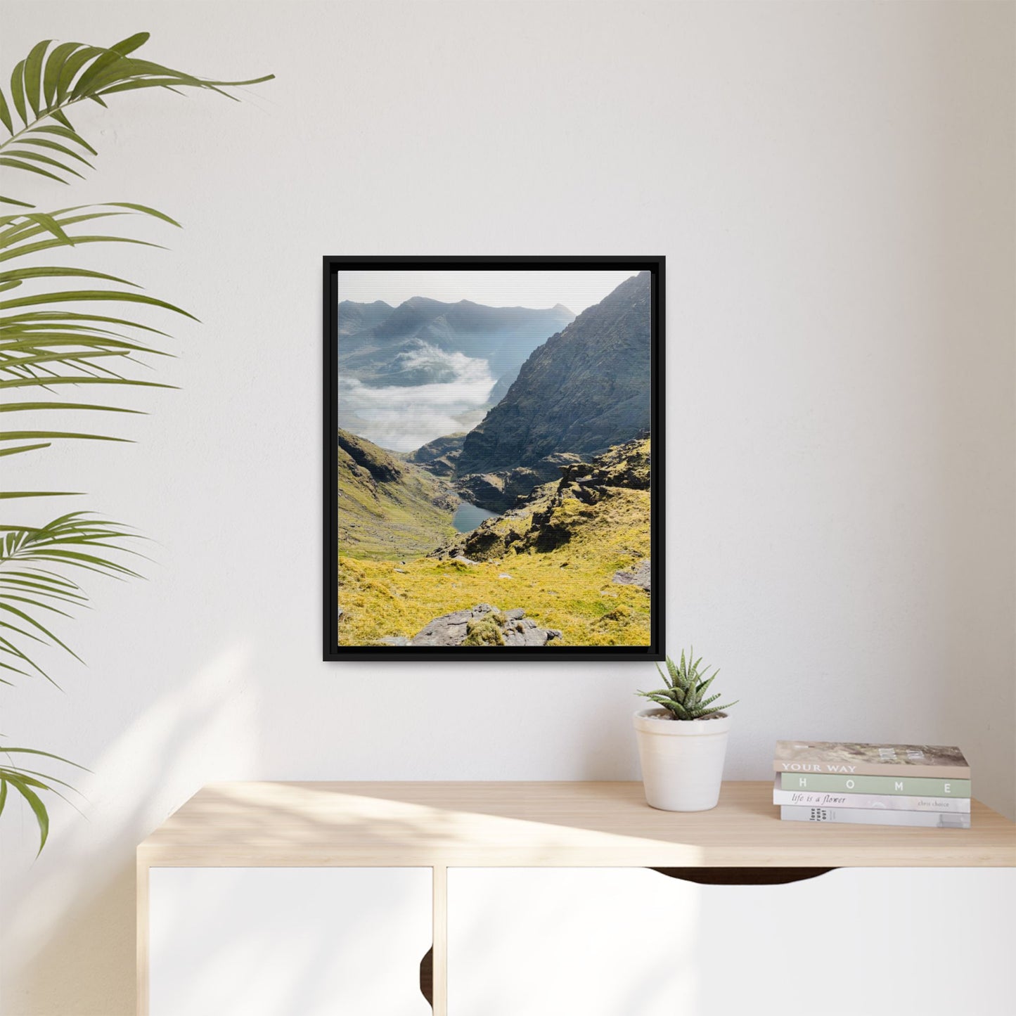 Kerry Mount Matte Canvas, Framed (Multi-color)