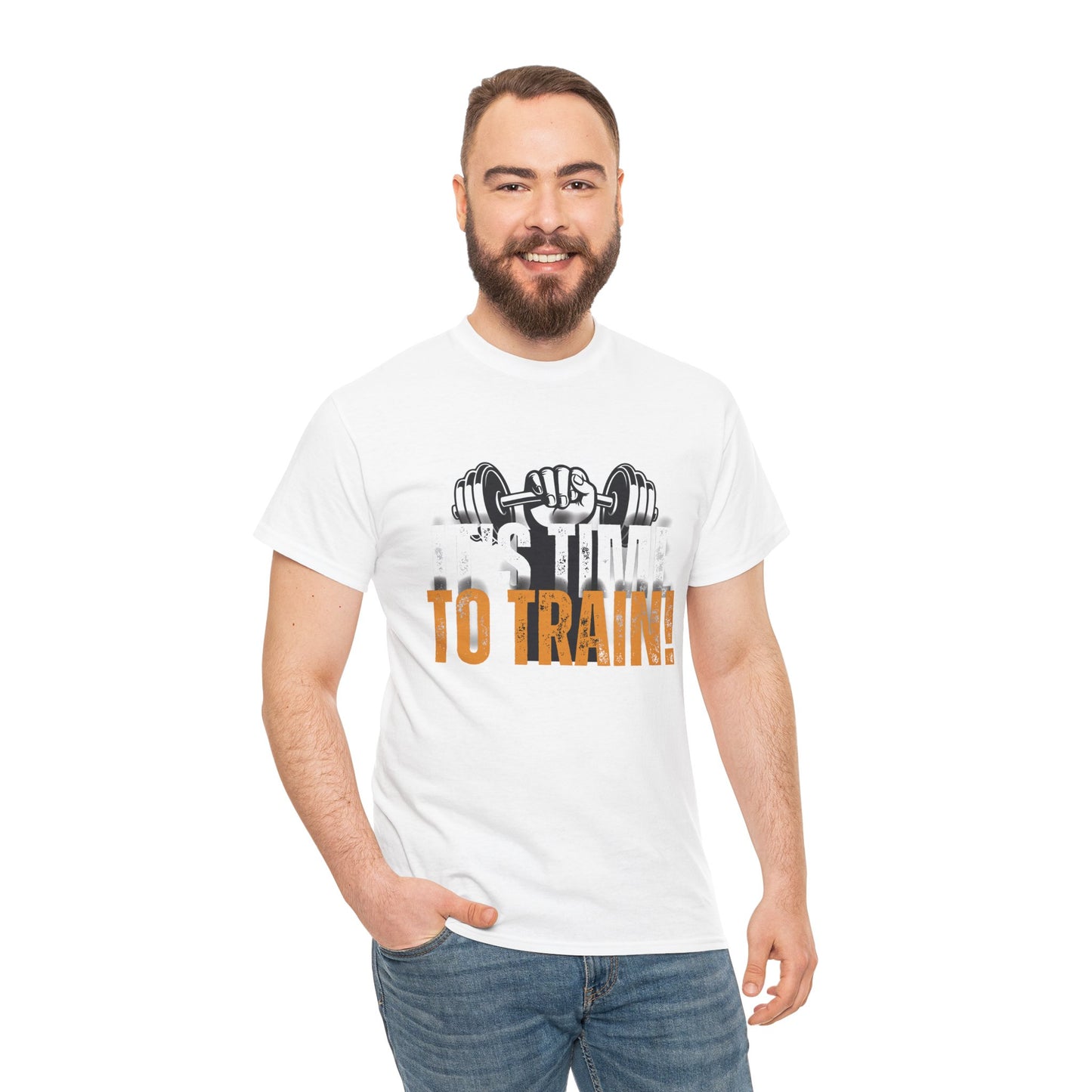 It's Time To Train Unisex Heavy Cotton Tee