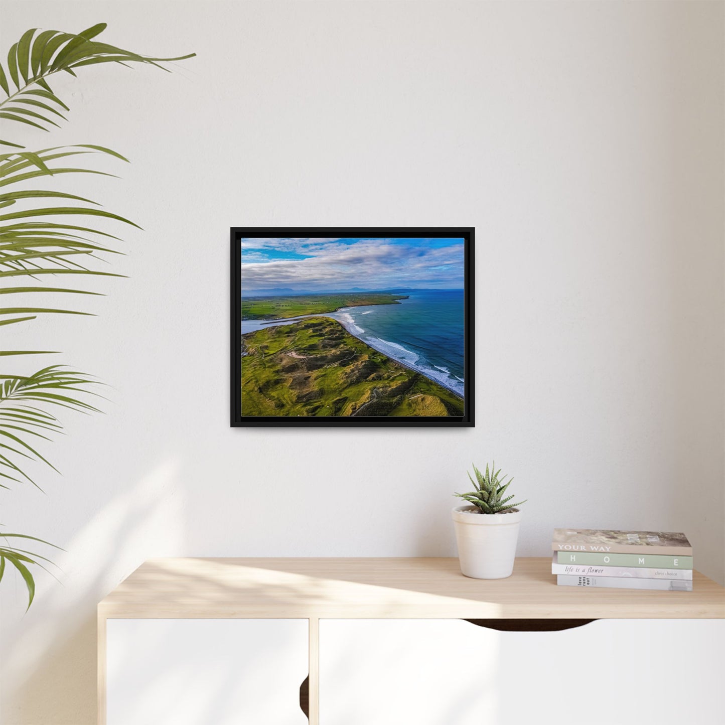 Kerry Landscape Matte Canvas, Framed (Multi-color)