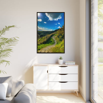 Glanageenty Forest Trail  Matte Canvas, Framed (Multi-color)