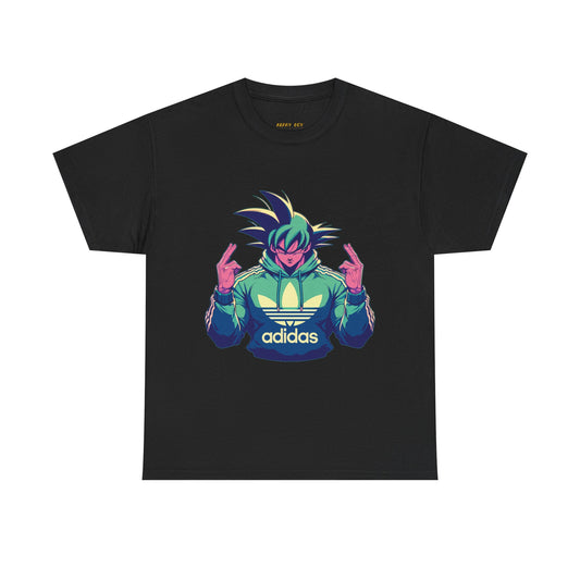 Goku Addidas Hoodie Unisex Heavy Cotton Tee