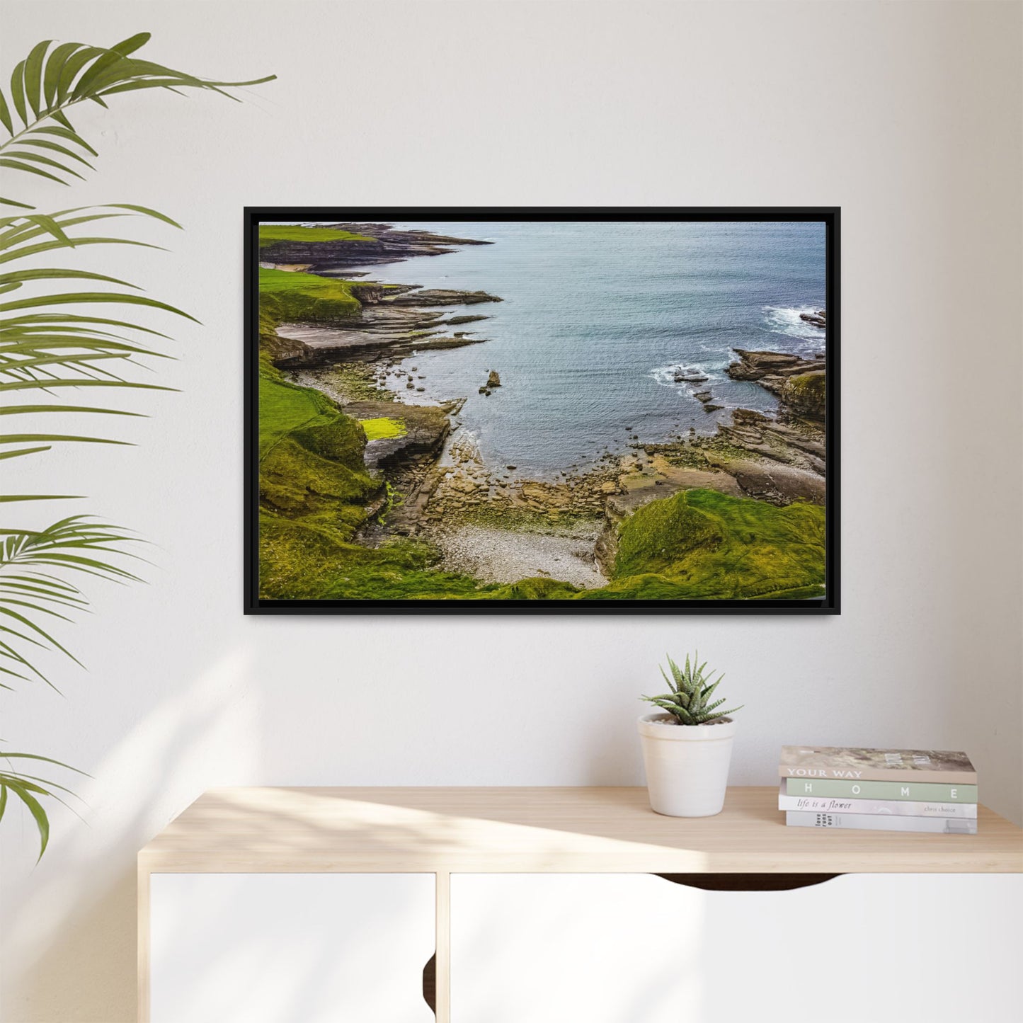 Somewhere in Sligo Matte Canvas, Framed (Multi-color)