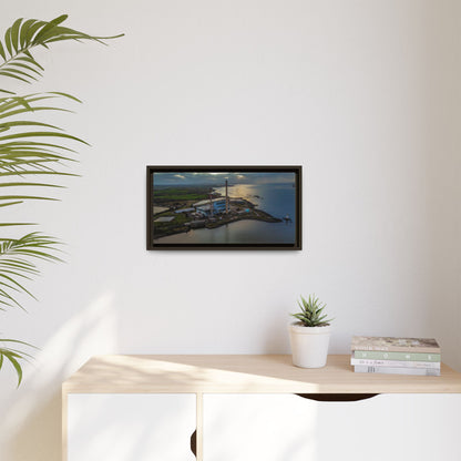 Target  Power Station Matte Canvas, Framed (Multi-color)