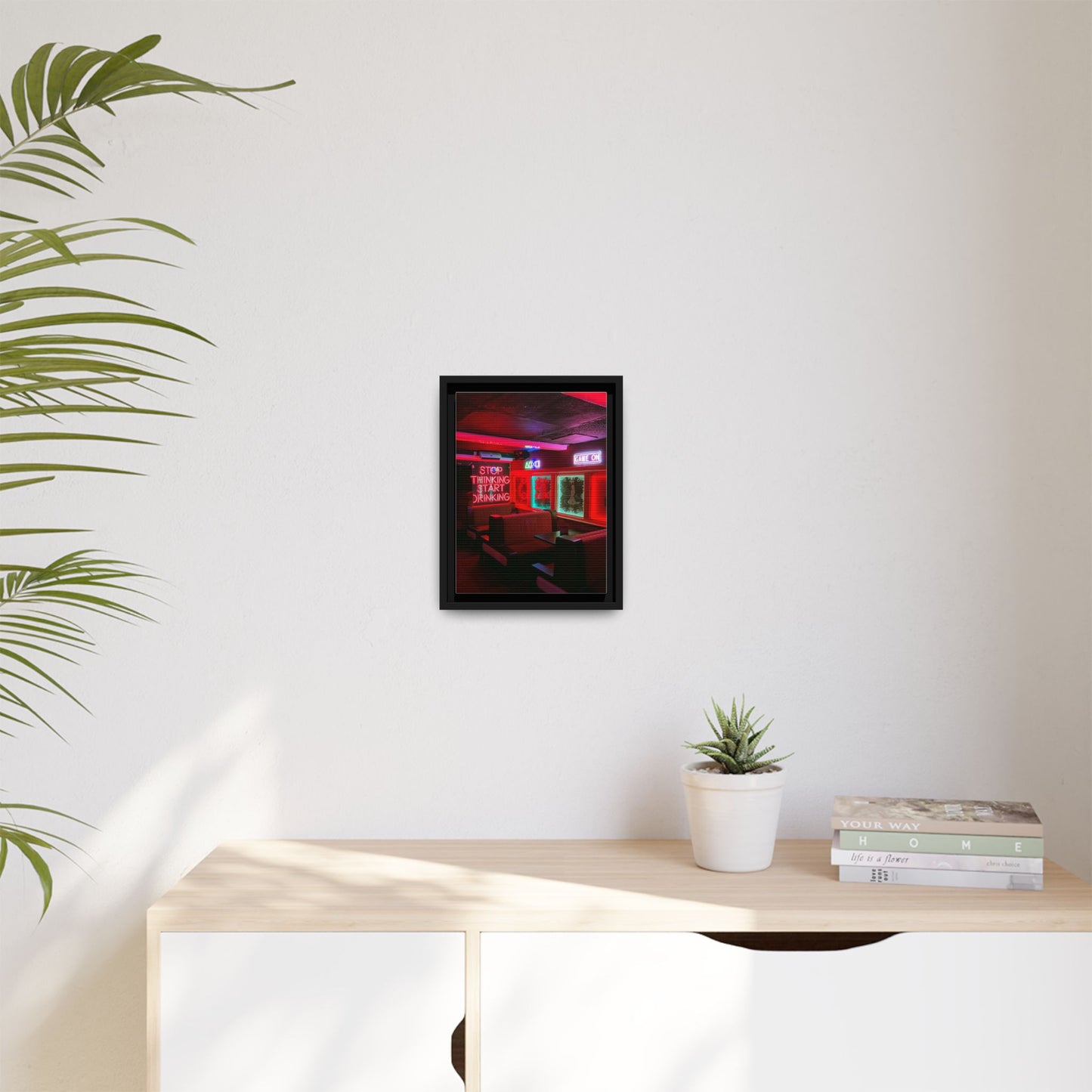The Mermaids Night Club Matte Canvas, Framed (Multi-color)