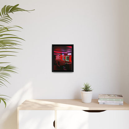 The Mermaids Night Club Matte Canvas, Framed (Multi-color)