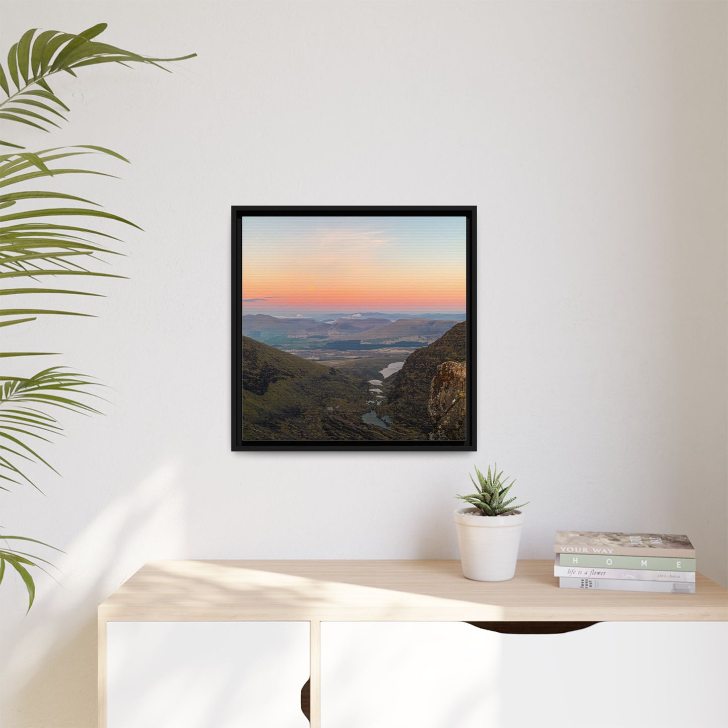 On The Way To Mount Brandon Matte Canvas, Framed (Multi-color)